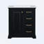 Meuble-lavabo avec lavabo et trois tiroirs-108295400