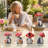 Solar Powered Tiki Figure with Lighted Torch Garden Statue