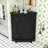 Triangle Corner Storage Bathroom Cabinet with Adjustable Shelf-670531285