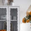 Armoire de rangement blanche en fer de style minimaliste
