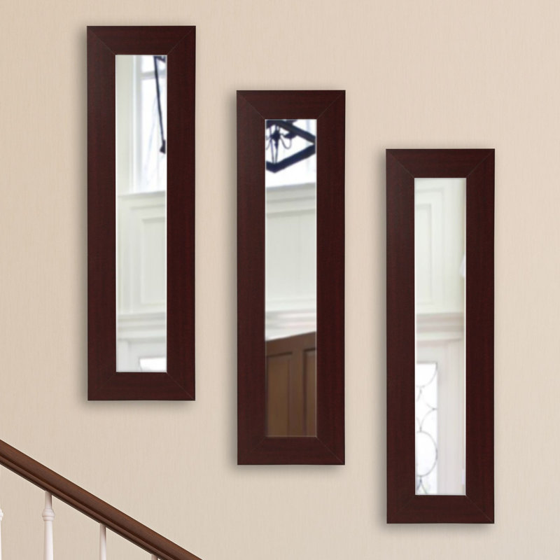 Ensemble de miroirs 3 pièces Billie-Rae, H 29,5 po x l 15,5 po