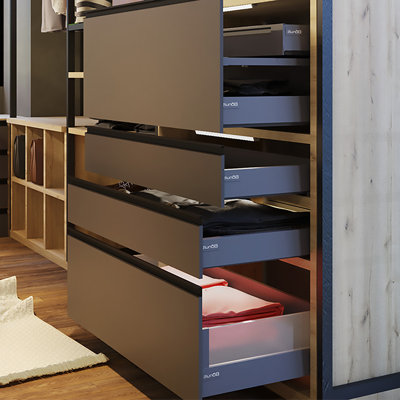 1'' Side Mount Metal Drawer Slide
