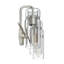 Éclairage pour salle de bain 3 lumières avec verre transparent en nickel brossé Niccol 24 po-126501943-129439498