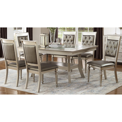 Taavicci 6 - Person Four Leg Dining Set