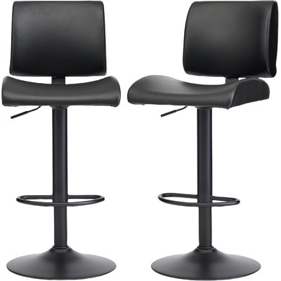 Adjustable Swivel Upholstered Bar Stools Counter Stools