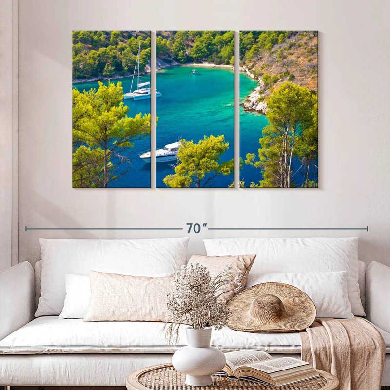 Gillard Secret Croate Bay, H 32 po x l 50 po
