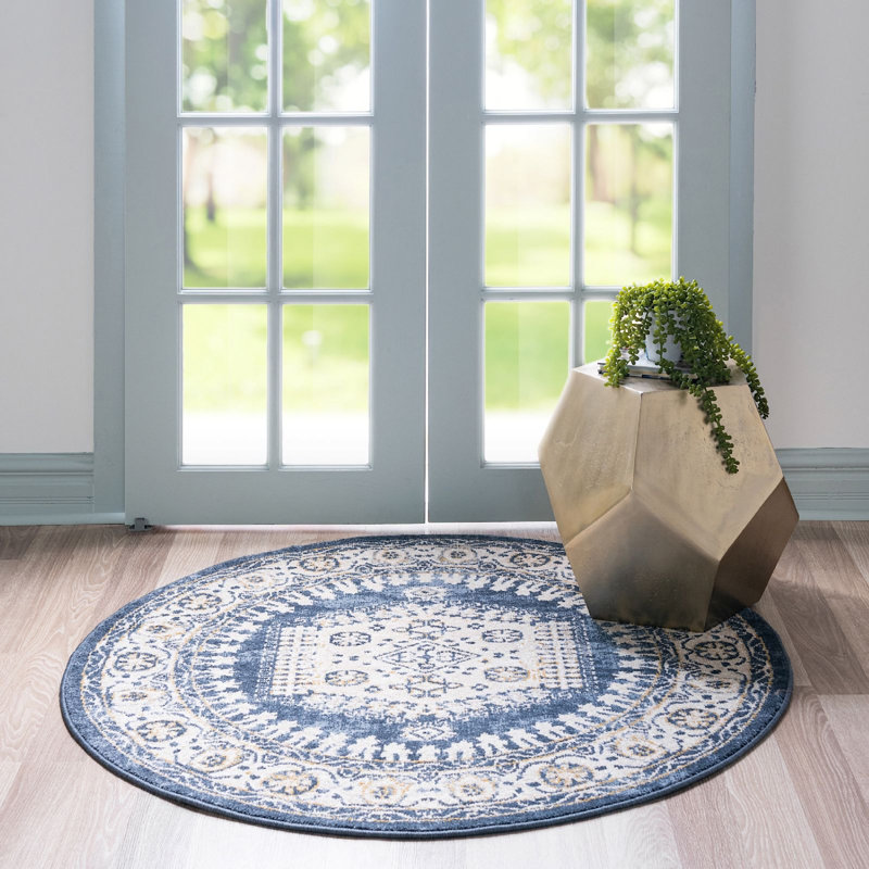 Ulla Oriental Indoor Rug, Round 4'