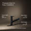 Crue Pull-Out Kitchen Sink Faucet, Pull-Out Laundry Faucet with Three-Function Sprayhead-320221036