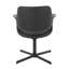 Fauteuil pivotant large de 27,5 po Jannemarie-769195180