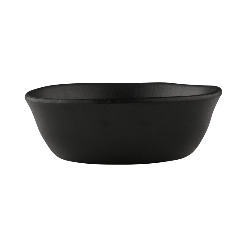 8 oz. Melamine Dining Bowl, Black