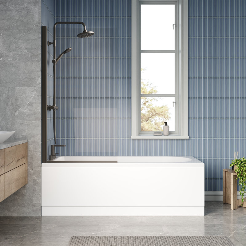Embry Floor Mounted Acrylic Bath, 150cm x 70cm