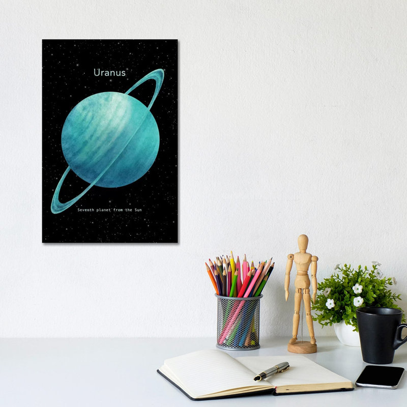 Uranus by Terry Fan - Gallery-Wrapped Canvas Giclée on Canvas, Canvas, 20.32 cm H x 30.48 cm W