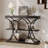 39" Narrow Industrial Console Table with 3-Tier Storage for Entryway, Living Room & Hallway-1670305739
