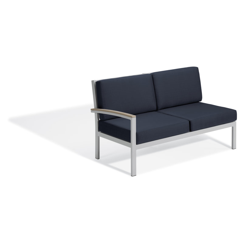 Causeuse modulaire Travira (droite), Bleu minuit