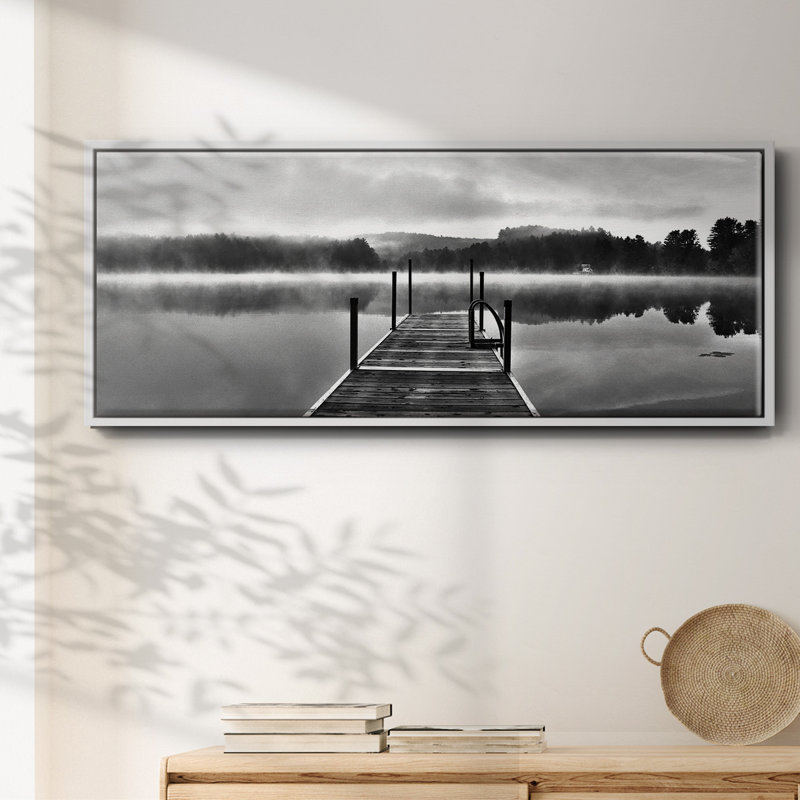 August's Garden I- Framed Canvas