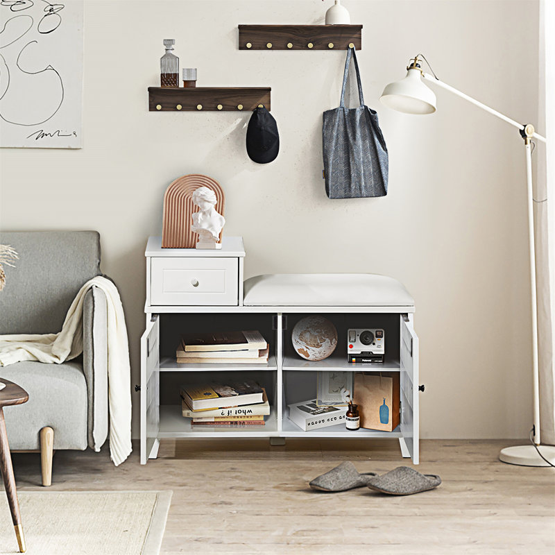 8 Pair Shoe Storage Bench