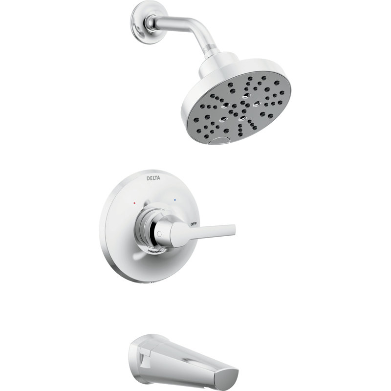Galeon Tub and Shower Faucet, Lumicoat Chrome