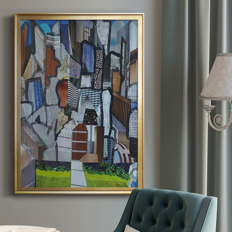 " Chicago Grant Park " by Coco Good, Gold, 42.5" H x 30.5" W x 1" D