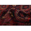Tapis bleu marine / rouge Teimani 4 pi 2 po x 6 pi 10 po