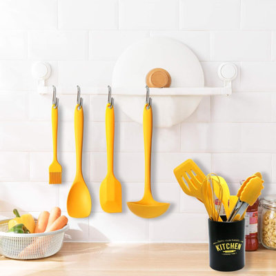 Kitchen Utensil Set - 14Pcs Silicone Cooking Utensils Set, Silicone Kitchen Utensils, Cooking Tools Turner Tongs Nonstick Spatula Spoon For Nonstick Heat Resistant Cookware