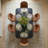 7-Piece Modern Black Dining Set For 6