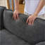 Ensemble de canapé surdimensionné de luxe surdimensionné à 2 sièges profonds, 2 pièces de canapé causeuse, ensemble de canapé en chenille moderne et confortable pour un bureau de salon avec 4 coussins, combinaison de bricolage