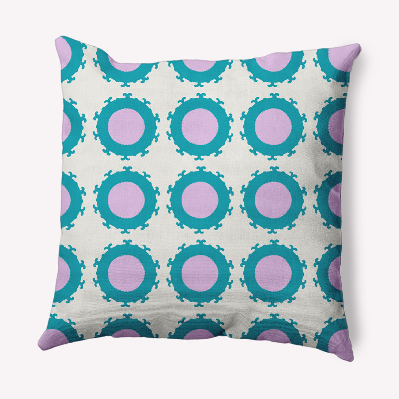 Coussin décoratif à bulles, 16 po x 16 po, Lilas