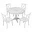 Ensemble 5 pièces de table et chaises de salle à manger