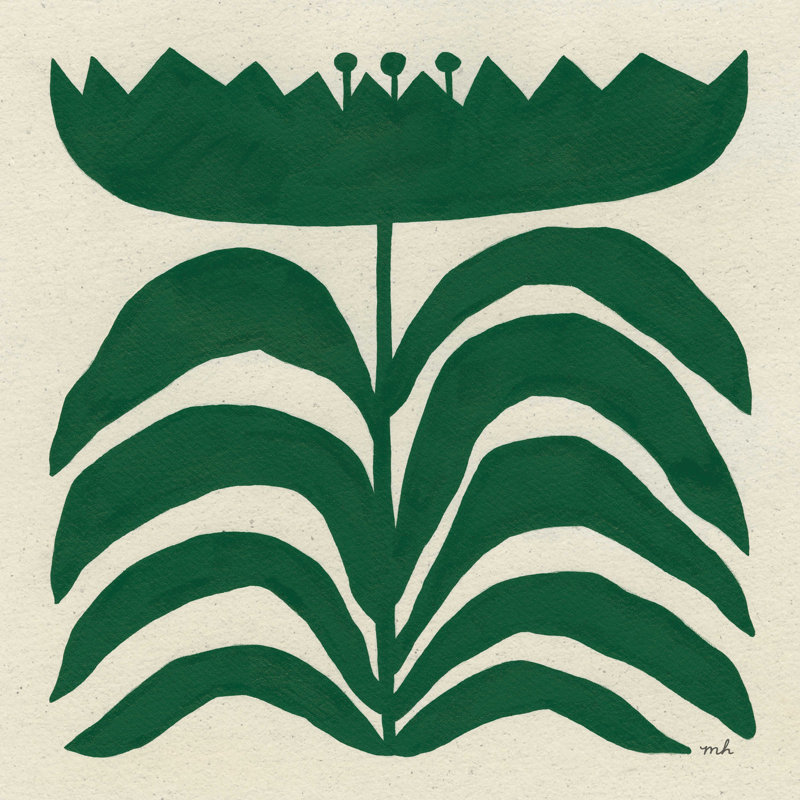Chinon " Delighted III Emerald " by Moira Hershey, 36" H x 36" W