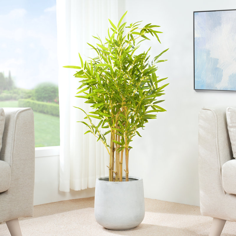 Anilya Faux Bamboo Plant, 110cm H  x 30cm W  x 30cm D