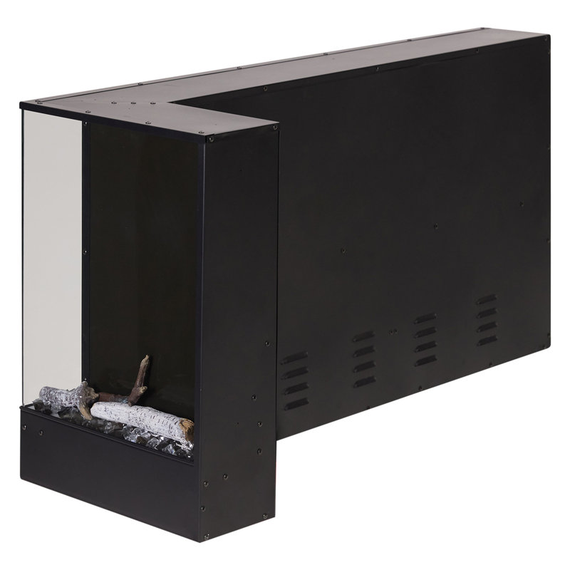 Ivy Bronx 150cm W Black Electric Fireplace