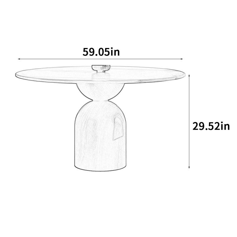 Kohut, 29.52"H x 59.05"L x 59.05"W