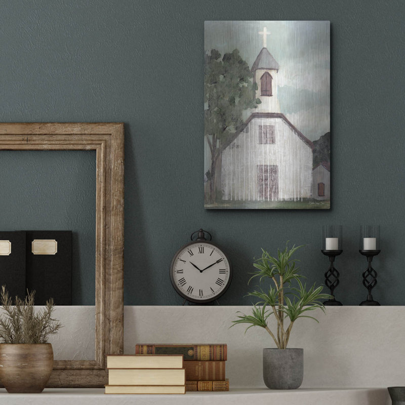 «Church 2» par Stellar Design Studio, August Grove®, art mural en métal, 24 po x 36 po, H 16 po x l 12 po