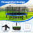 Fiziti Outdoor Trampoline 16FT Round Backyard Trampoline With Safety Enclosure, Basketball Hoop, Sprinkler, Lights, Socks-122511468