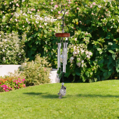 11" Long Owl Top Wind Chime