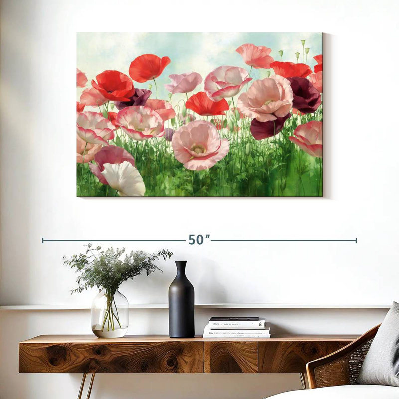 Harnek Poppies Pleasure, 26" H x 39" W