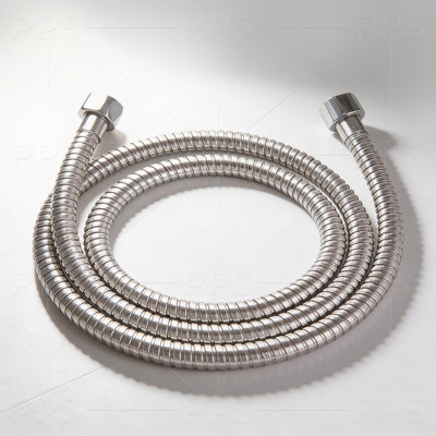 Shower Hose 59 inch Stainless Steel Shower Head Hose with 1/2 Inch Threaded Connector, Brushed Nickel Finish