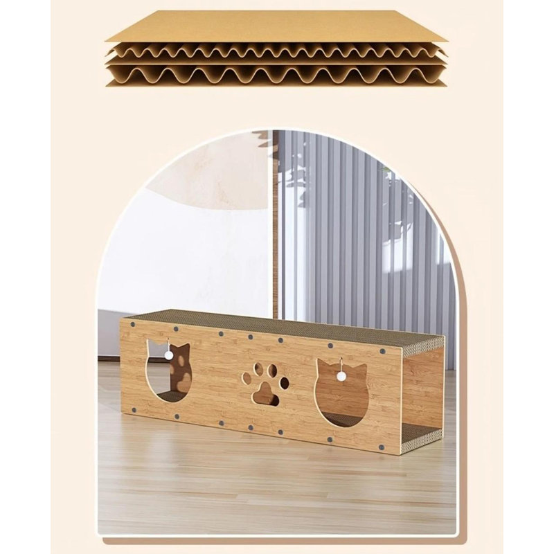 Jouet interactif pour chat Scratcher Tunnel