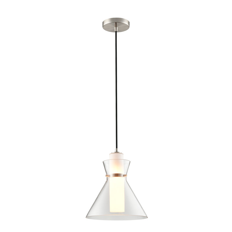 Alexuis 1 - Light Single Pendant, Satin Nickel