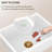 22'' L x 17'' W Undermount Quartz Single Bowl Kitchen Sink with Sink Grid, Basket Strainer and Roll-up Rack-119967452