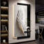Modern Feather-Painted Sandstone Hydroponic Plant Mural With Lights-318962542-318962543