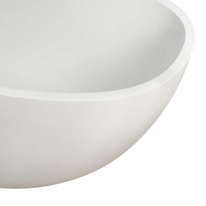 Baignoire de trempage autoportante 65,2 pouces pour salle de bain, Blanc mat