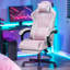 Metro Lane Adjustable Swiveling PC & Racing Game Chair-1965330124