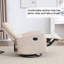 Fauteuil inclinable pivotant à 360 ° Gorana avec tissu et poches latérales Gorana-112697484