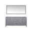 Base de meuble-lavabo double 72 po avec miroir Jacques-1074756869