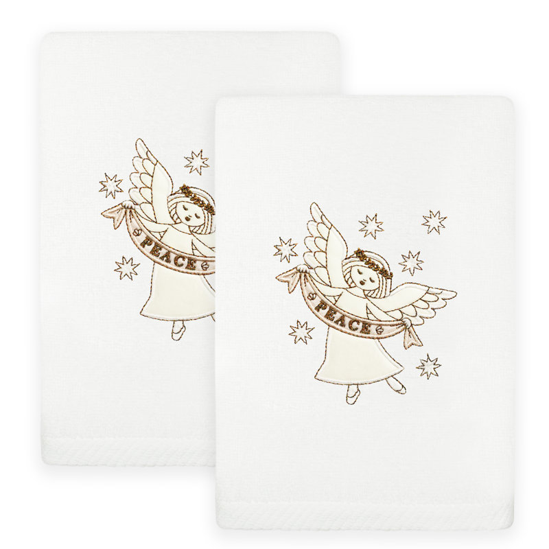 Midweight Hand Towel, White