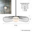 Luminaire suspendu 1 lumière Langley
