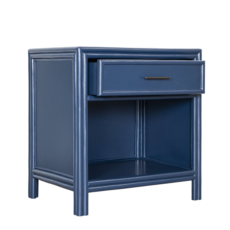 Clara Collection 1 - Drawer Nightstand, Navy
