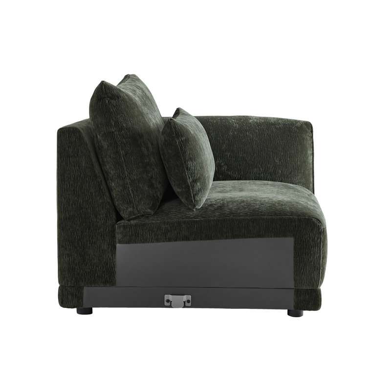 Fauteuil droit, Vert forêt
