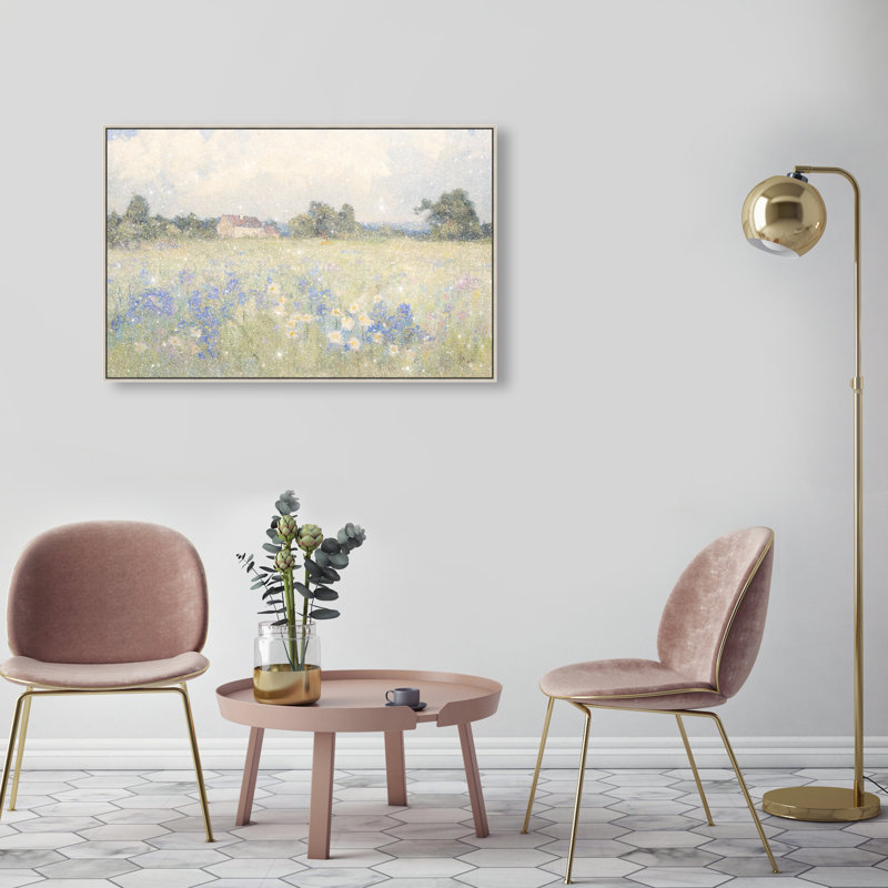 Enchanting Vista Canvas Landscape & Nature Print by Oliver Gal, Black Frame, 15 x 10, 25"H x 37"W, Silver Frame